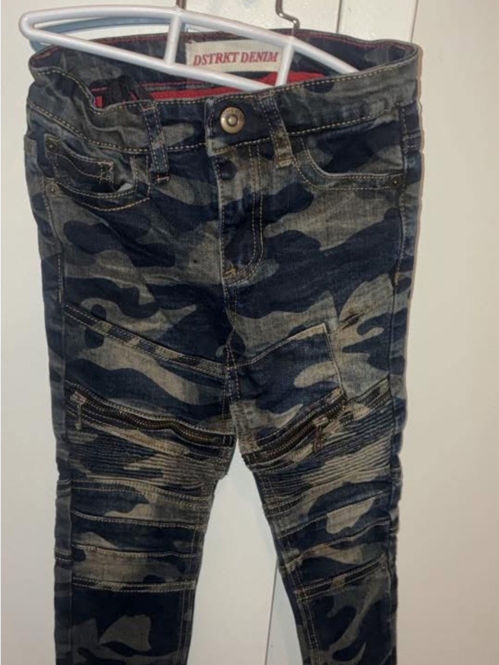 DSTRT Denim Kids' Navy Camo Jeans